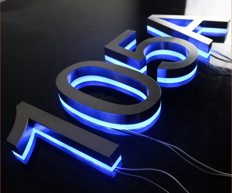 Custom Led Illuminated House Numbers Letters Sign 334